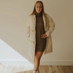 NWT RD Style Duffle Coat / Parka in Colour Silk Size Large